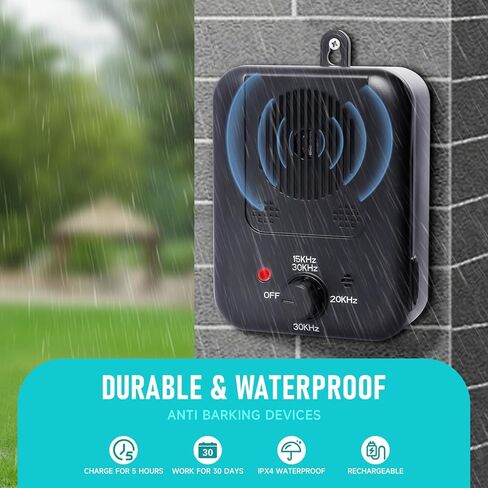 Anti Barking Devices, Dog Barking Stop Devices with 3 Modes, Rechargeable Ultrasonic Dog Barking Deterrent Devices 2 Pack in Kuwait