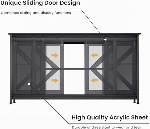 75-90 Gallon Fish Tank Stand with Cabinet, Heavy Duty Metal Large Aquarium Stand for Accessories Storage, Reptile Tank Turtle Terrariums Table, 1000+ LBS Capacity, 58.9"x19.7"x32.6" H, New Black in Kuwait