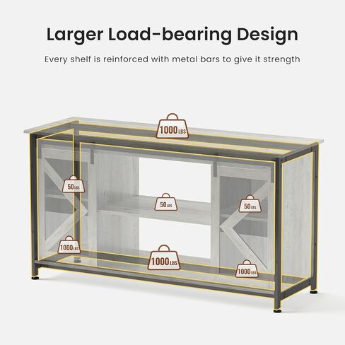 75-90 Gallon Fish Tank Stand with Cabinet, Heavy Duty Metal Large Aquarium Stand for Accessories Storage, Reptile Tank Turtle Terrariums Table, 1000+ LBS Capacity, 58.9"x19.7"x32.6" H, New Black in Saudi Arabia