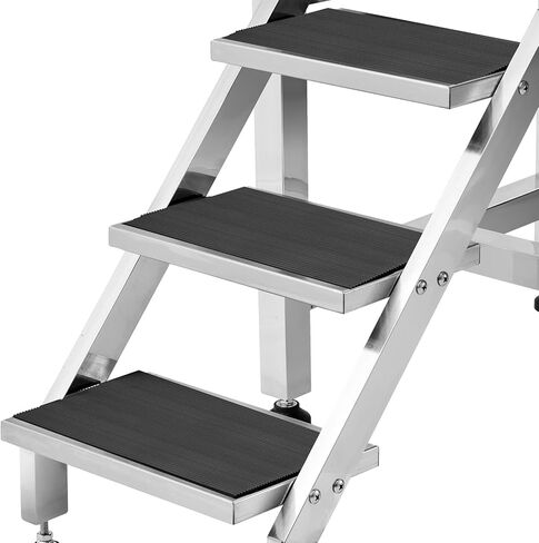 VEVOR 38 "محطة استحمام للكلاب الأليفة مع منحدر، حوض استحمام احترافي للكلاب من الفولاذ المقاوم للصدأ مع درج تخزين، شبكة أرضية، صنبور، حوض استحمام للكلاب للحيوانات الأليفة الكبيرة والمتوسطة والصغيرة، حوض غسيل للمنزل (يسار) in Kuwait