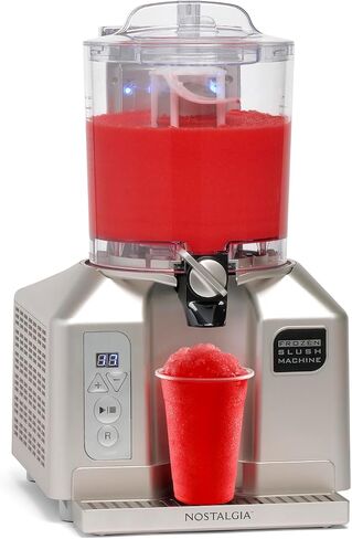 Nostalgia Professional Frozen Slush Machine 2.8 Liter Blender, Premium Quality Smoothies or Slushies for Kitchen Countertops and at-Home Bars, Stainless Steel in Saudi Arabia