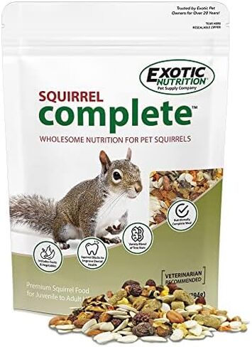 Squirrel Complete (1.75 lb.) - Healthy Natural Food - Nutritionally Complete Diet for Pet & Captive Squirrels - Ground Squirrels, Grey Squirrels, Flying Squirrels, & Chipmunks in Saudi Arabia