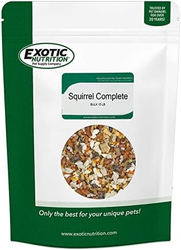 Squirrel Complete (1.75 lb.) - Healthy Natural Food - Nutritionally Complete Diet for Pet & Captive Squirrels - Ground Squirrels, Grey Squirrels, Flying Squirrels, & Chipmunks in Saudi Arabia