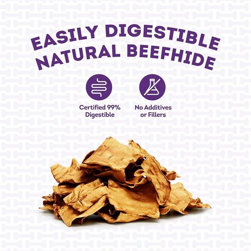 American Sourced Beefhide Chips Dog Chew Treats - Chicken Flavor, 32oz/1 Pack in Saudi Arabia