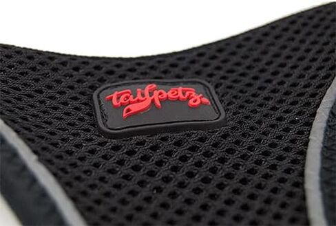 Tailpetz Dog Harness with Breathable Mesh, Reflective, Step-in, No Pull Dog Vest Harness for Small and Medium Dogs and Cats, Black, XL in Saudi Arabia