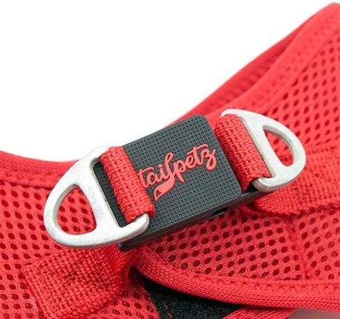 Tailpetz Dog Harness with Breathable Mesh, Reflective, Step-in, No Pull Dog Vest Harness for Small and Medium Dogs and Cats, Black, XL in Saudi Arabia