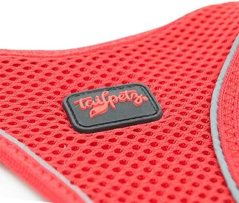 Tailpetz Dog Harness with Breathable Mesh, Reflective, Step-in, No Pull Dog Vest Harness for Small and Medium Dogs and Cats, Black, XL in Saudi Arabia