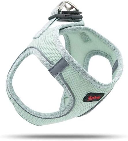 Tailpetz Dog Harness with Breathable Mesh, Reflective, Step-in, No Pull Dog Vest Harness for Small and Medium Dogs and Cats, Black, XL in Saudi Arabia