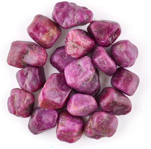 أحجار كريمة ياقوتية خام طبيعية 50 قيراط، خام لصنع المجوهرات، الحرف اليدوية، بلورات شقرا العلاجية، أحجار بالجملة فضفاضة، أحجار كريمة وبلورات، مجموعة كبيرة، حجر بخت شهر يوليو، حجر الحب in Kuwait