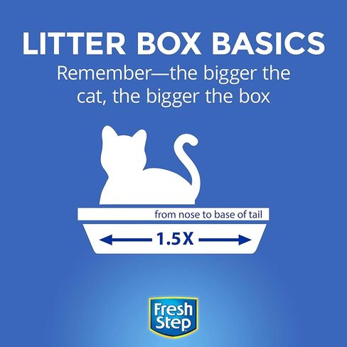 Fresh Step Clumping Cat Litter, Unscented, Long Lasting Odor Control Kitty Litter with Activated Charcoal, 14 lb in Saudi Arabia