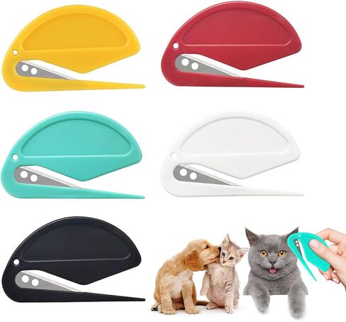 5 قطع من مشط عقد الحيوانات الأليفة، مشط عقد الحيوانات الأليفة للقطط والكلاب، أداة إزالة شعر الحيوانات الأليفة 2024، لوازم لإزالة الشعر المتشابك والفضفاض، أداة تساقط شعر الحيوانات الأليفة متعددة الوظائف in Kuwait