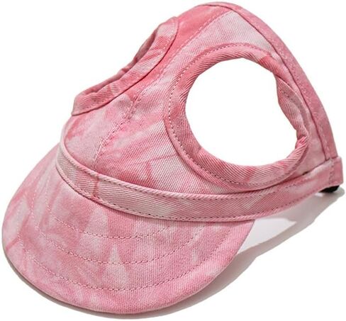 Dog Baseball Cap Pet Hats with Big Ear Holes, Adjustable Baseball Caps for Small Medium and Large Dogs, Comfortable Pet Sun Hat with Adjustable Strap for Dogs and Cats (Red, X-Large) in Saudi Arabia