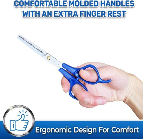 Pet Magasin Pet Thinning Shears - Professional Thinning Scissors with Toothed Blade in Saudi Arabia