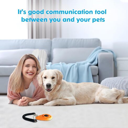 MODUS Pet Training Clicker for Dogs - Clicker with Adjustable Wrist Strap - Positive Reinforcement Clicker for Dogs, Cats, Puppies in Kuwait