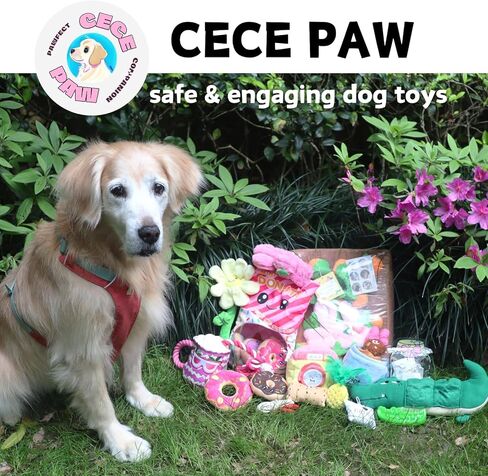 Donut Dog Snuffle Toys, Squeaky Crinkle Interactive Dog Toys, Dog Enrichment Treat Puzzle for Boredom and Mental Stimulation, Puppies, Small and Medium Dogs in Saudi Arabia