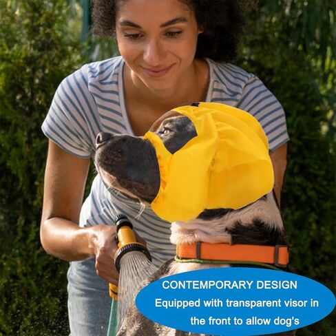Adjustable Waterproof Dog Ear Protection Cap - Bath & Rain Hat with Headband - Fits Small Pets & Kittens in Saudi Arabia
