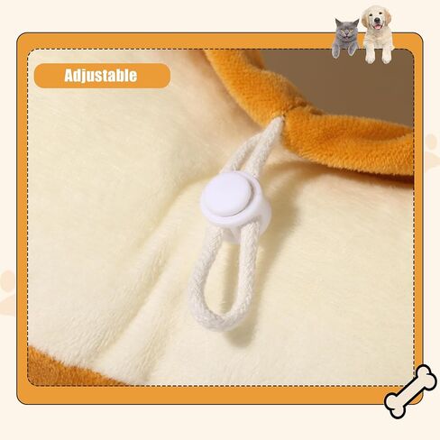 HOMBYS Soft Dog Cone for Dogs and Cats, Cute Toast Shapes for Claming Dog Fluffy, Adjustable Dog Collar Alternative After Surgery, Protective Elizabethan Collar for Dogs Recovery Stop Licking-M in Saudi Arabia