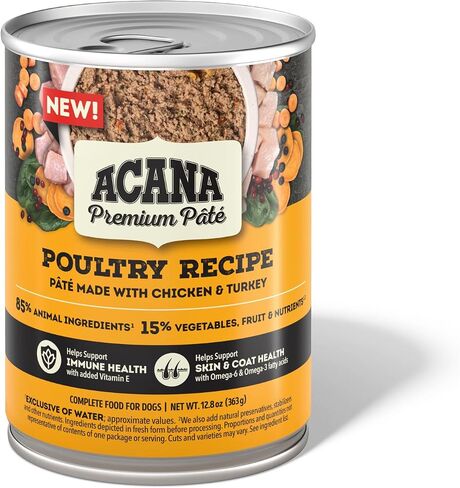 ACANA Premium Pate™ Wet Dog Food, Poultry Recipe, 12.8oz Can (Case of 12) in Saudi Arabia