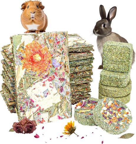 Rabbit Toys Guinea Pig Toys Chinchilla Toys Bunny Toys for Rabbit，Rabbit Chew Toys Bunny Chew Toys for Teeth,Natural Timothy Hay Chew and Treats Toys for Small Animals Teeth Care (Styles-1) in Saudi Arabia