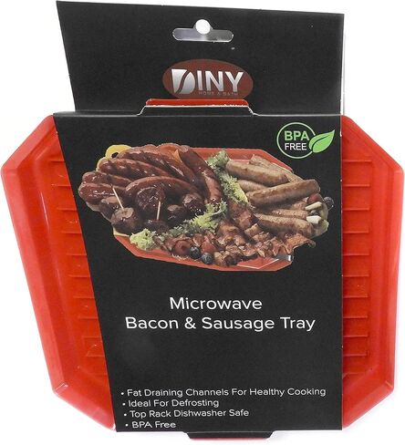 صينية لحم الخنزير المقدد والسجق في الميكروويف، خالية من مادة BPA، قم بطهيها وتقديمها in Kuwait