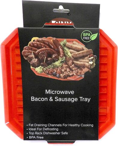 صينية لحم الخنزير المقدد والسجق في الميكروويف، خالية من مادة BPA، قم بطهيها وتقديمها in Kuwait