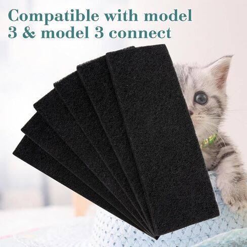 مجموعة من 12 مرشحات كربون من GIB متوافقة مع Litter-Robot 4، مرشحات بديلة لجميع نماذج Litter-Robot لامتصاص الروائح والتحكم في الرطوبة من الحيوانات الأليفة والحفاظ على المنزل منتعشًا in Kuwait