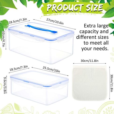 2.5 Gallon Flat Greek Yogurt Strainer Set Greek Yogurt Maker Greek Yogurt Maker with Fine Mesh Bag for Greek Yogurt, Soybean Milk, Kefir, Berries, Soup, Fruit Juice, Coffee in Kuwait