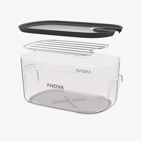 Anova Culinary ANTC01 Sous Vide Cooker Cooking container, Holds Up to 16L of Water, With Removable Lid and Rack in Saudi Arabia