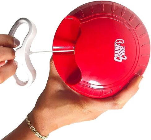Food Chopper and Processor - Chop Dice Puree Vegetables Onions Tomatoes Garlic Meats and Nuts in Just Seconds for Delicious Meals - Perfect for Homemade Salsa (X-Large Crank Chop) in Saudi Arabia
