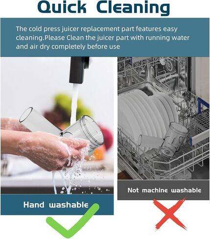 جزء بديل لجسم العصير متوافق مع عصارة المضغ العمودية أوميغا 8006,8003.8051.8061.8071,8081,8091، ملحقات عصارة المضغ البطيئة القابلة للغسل in Kuwait