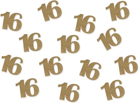 50th Birthday Confetti | 50 Age Confetti | Personalized Year Number Party Decorations, Party Favors, Glitter Gold 50 Years, Birthday Decor (50) in Saudi Arabia