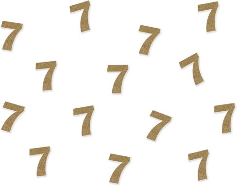 50th Birthday Confetti | 50 Age Confetti | Personalized Year Number Party Decorations, Party Favors, Glitter Gold 50 Years, Birthday Decor (50) in Saudi Arabia