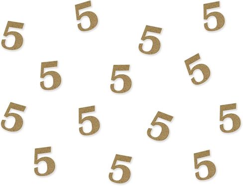 50th Birthday Confetti | 50 Age Confetti | Personalized Year Number Party Decorations, Party Favors, Glitter Gold 50 Years, Birthday Decor (50) in Saudi Arabia