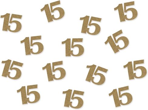50th Birthday Confetti | 50 Age Confetti | Personalized Year Number Party Decorations, Party Favors, Glitter Gold 50 Years, Birthday Decor (50) in Saudi Arabia