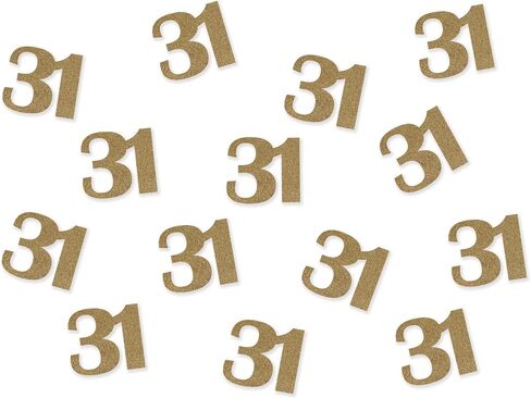 50th Birthday Confetti | 50 Age Confetti | Personalized Year Number Party Decorations, Party Favors, Glitter Gold 50 Years, Birthday Decor (50) in Saudi Arabia