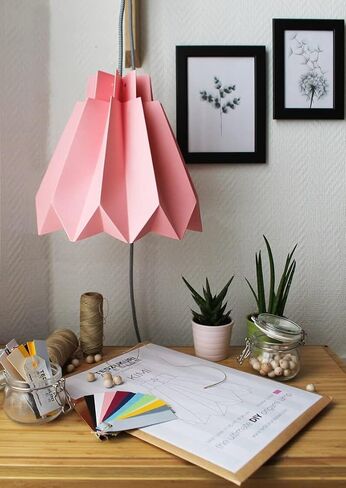 Origami Pendant light in Paper - DIY in Saudi Arabia