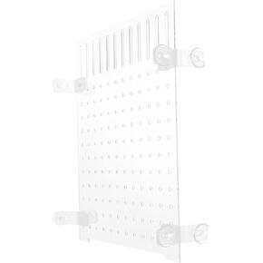 POPETPOP 11.81'' x 9.84'' Fish Tank Board Fish Tank Divider Board 150 Gallon Fish Tank 120 Gallon Fish Tank Fish Tank Separator Clear Fish Tank Divider Plastic dividers Acrylic Aquarium Grid
