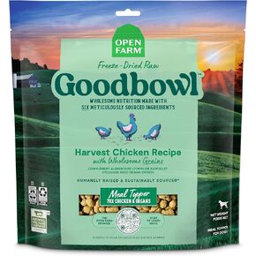 Open Farm Goodbowl Freeze Dried Morsels – Wild-Caught Salmon & Wholesome Grains Recipe 8oz