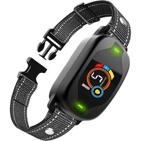 Dog Bark Collar,Bark Training Collar with 5 Adjustable Sensitivity Beep Vibration Shock,Rechargeable Smart Barking Collar,Anti Barking Collar for Large Medium Small Dogs