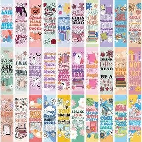Bookish Bookmarks,Reader Bookmarks,Cute Book Bookmarks for Adult,Bookmarks for Kindle,Book Lovers Gifts(Double-Sided)