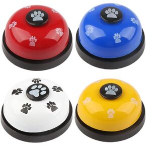 4 Pcs Dog Training Bell, PIVHWIR Dog Puppy Pet Potty Training Bells for Potty Training, Communication Device
