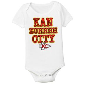 Kansas Football KanZuhhhhCity Shirt 12-18 Months Baby Bodysuit Onesie Toddler Kids Tshirt Kansas City Tee Christmas KC City Gift KZUHHHH1218SS