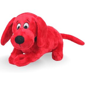 Clifford® Snuggle Buddy 14" Plush Dog Toy | Cozy Dog Stuffed Animals Play Toy for Medium to Large Dogs | Comfort, Squeakers, Crinkle, Interactive Bonding