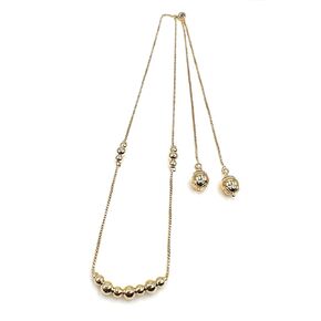SIFRIMANIA 18K Gold Plated Lariat Adjustable Necklaces for Women Fashion Jewelry