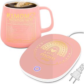 Sisters Gifts from Sister,Gifts for Sister on Mothers Day,Birthday Gifts for Sister,Warmer Thermostat Coaster with Mug,Sister Gifts Ideas for Mothers Day,Warmer Coaster for Heating Coffee,Milk,Tea
