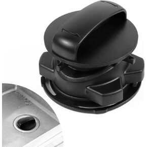 Garbage Disposal Stopper, 75257 Garbage Disposal Magnetic Stopper for ISE Cover Control Disposer, Garbage Disposal Cap Compatible with 75052/74052/74094/74275, ABS Black Kitchen Aid Disposal Stopper