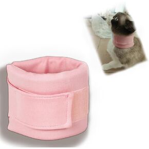 Dog Neck Brace Elizabethan Collar for Pet After Surgery Recovery Adjustable Breathable Neck Cervical Cone for Small Medium Dogs Puppies Kittens with Spinal IVDD Issues (Pink, XS)