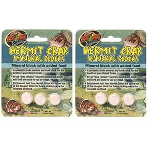 (2 Pack) Zoo Med Hermit Crab Mineral Blocks