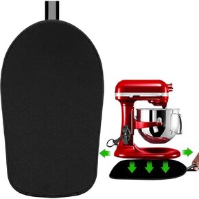 Sliding Mat for Kitchen aid 5-8 Qt Bowl-Lift Stand Mixer,Mixer Mover Slider Mat Pad with 4 Pack Cord Organizers for Appliances,Heat Resistant Mat For Appliance,Kitchen aid Mixers Accessories.