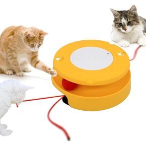 LASOCUHOO Cat Toy, Interactive Cat Toys for Indoor Cats, Automatic Cat String Toy for Cat Exercise, Fit for Most Cats (Blue)